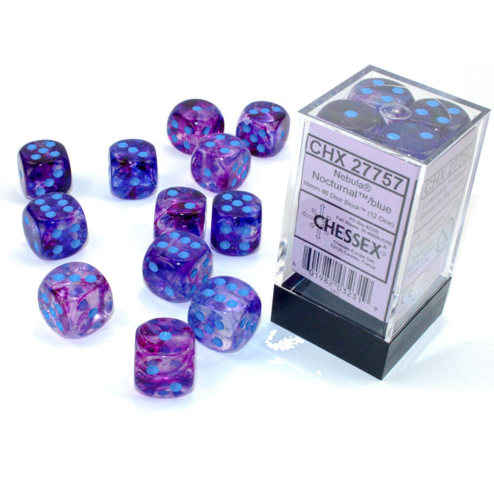 Nebula Chessex 16mm D6 terningblok