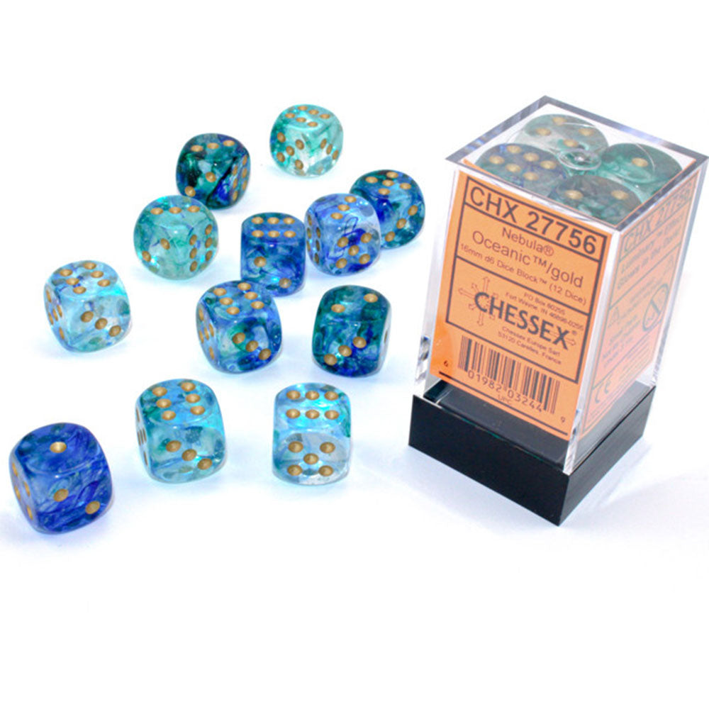 Nebulosa chessEx 16mm D6 DICE BLOCO