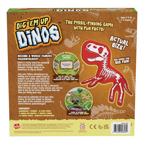 Dig 'Em Up Dinos Board Game