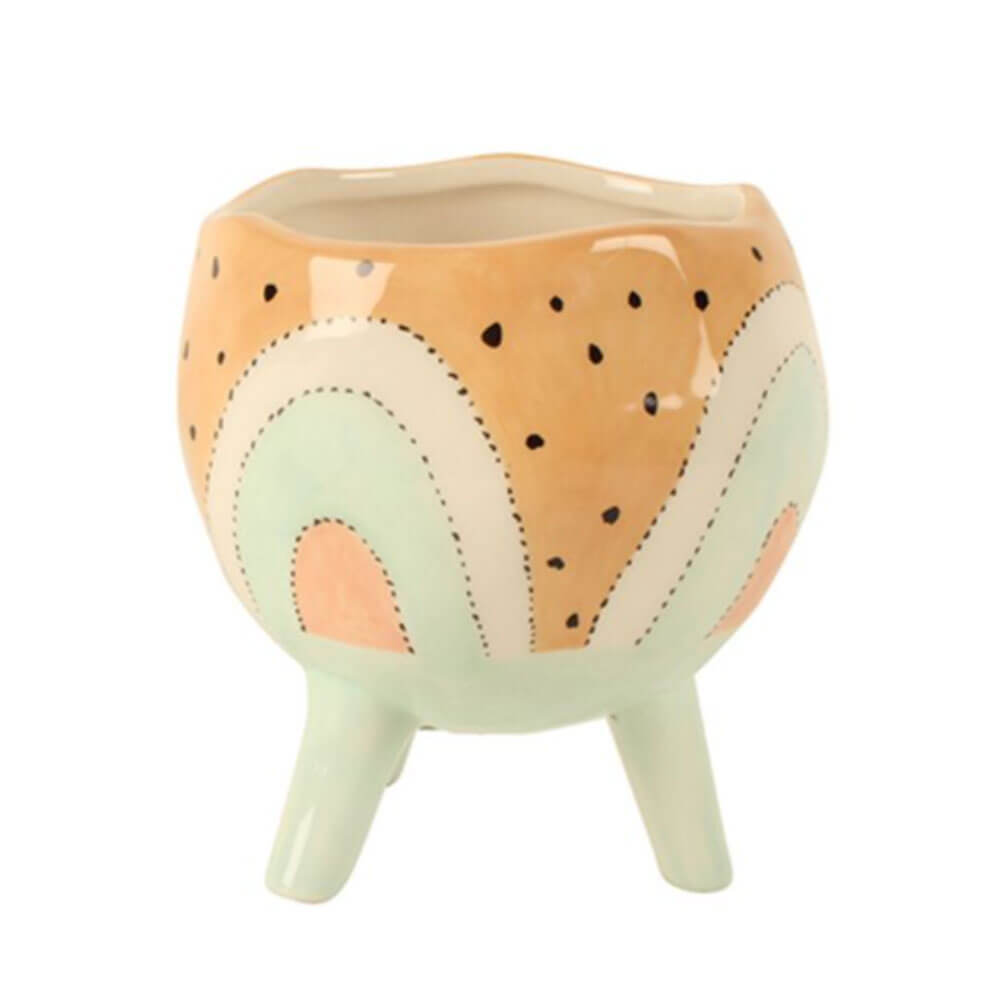 Riley Ceramic Plant Pot with Feet