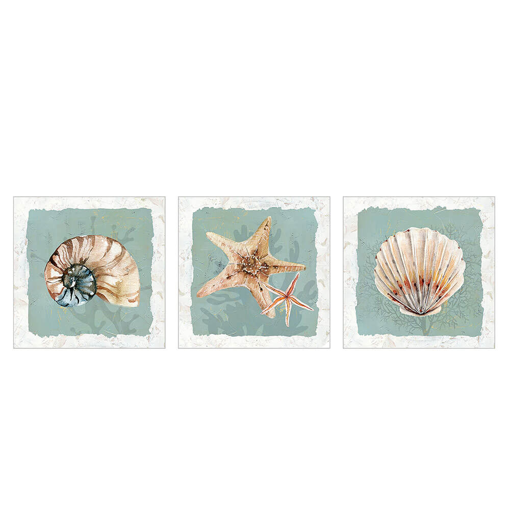 Hervey Canvas printset van 3 (60x60x3,5 cm)