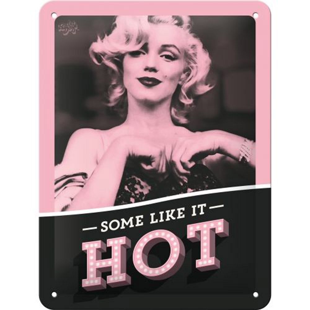 Nostalgic-Art Small Marilyn Some Like It Hot Sign (15x20cm)