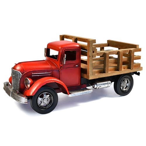 Farm Truck Metal Decorative Ornament (37x16x17cm)