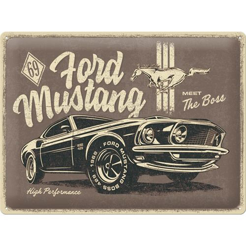 Nostalgic-Art Ford Mustang Large Sign