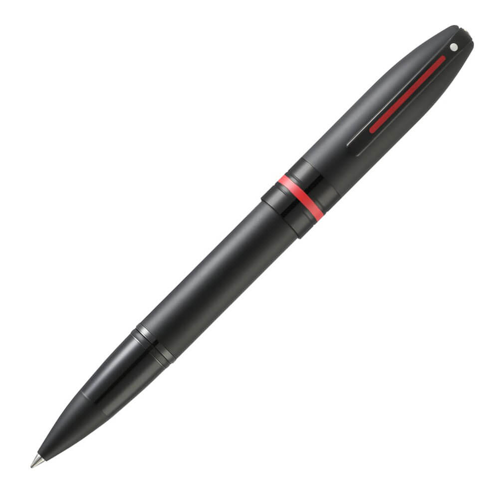 Icon Rollerball Pen met glanzende zwarte PVD -trim