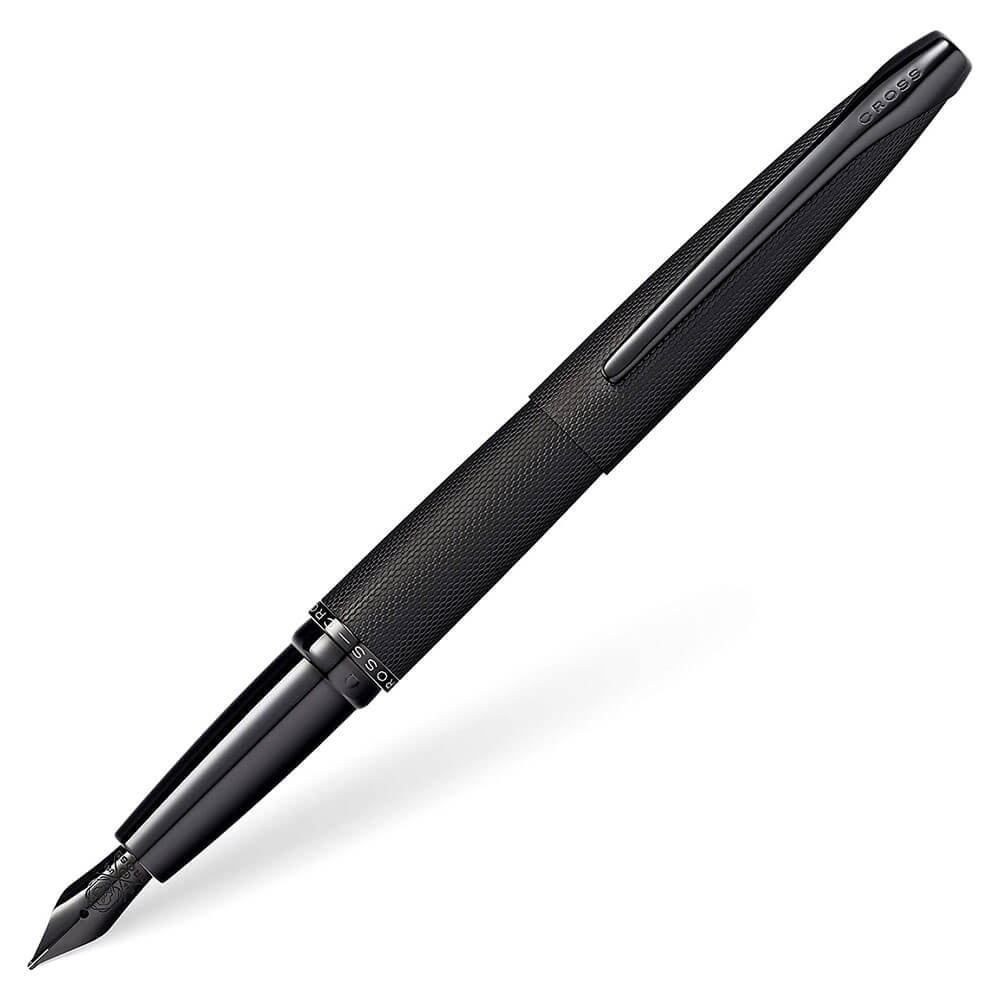 Cross ATX ATX escovado Diamond Fine Fountain Pen