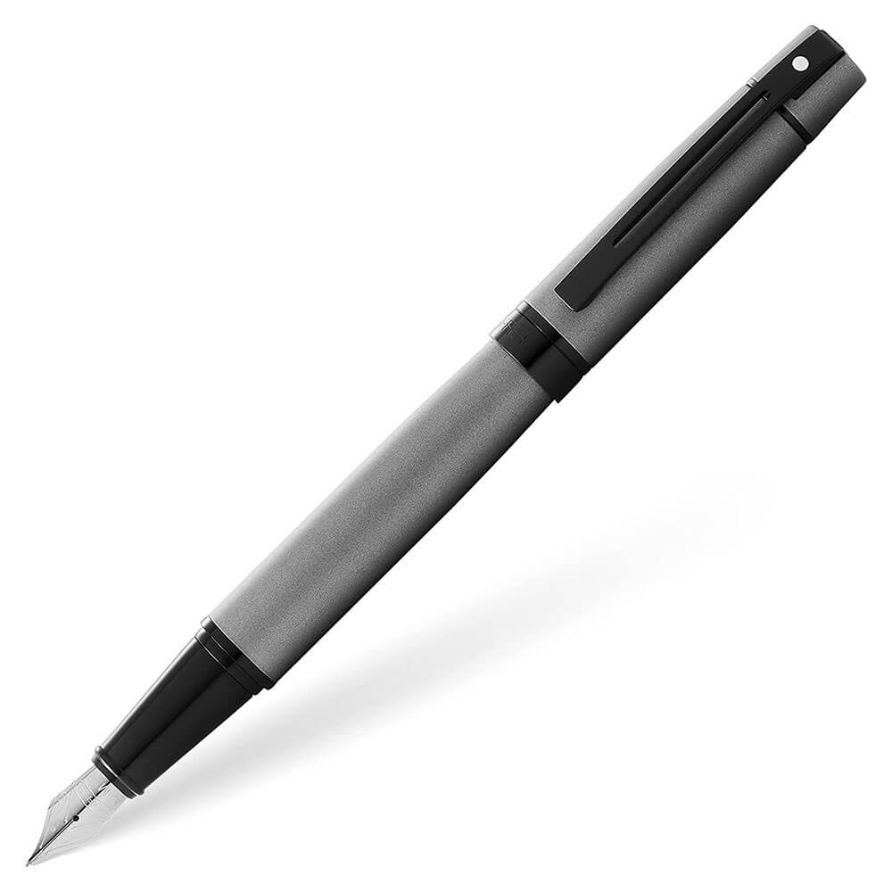 Caneta -fonte Sheaffer 300 com acabamento preto (cinza fosco)