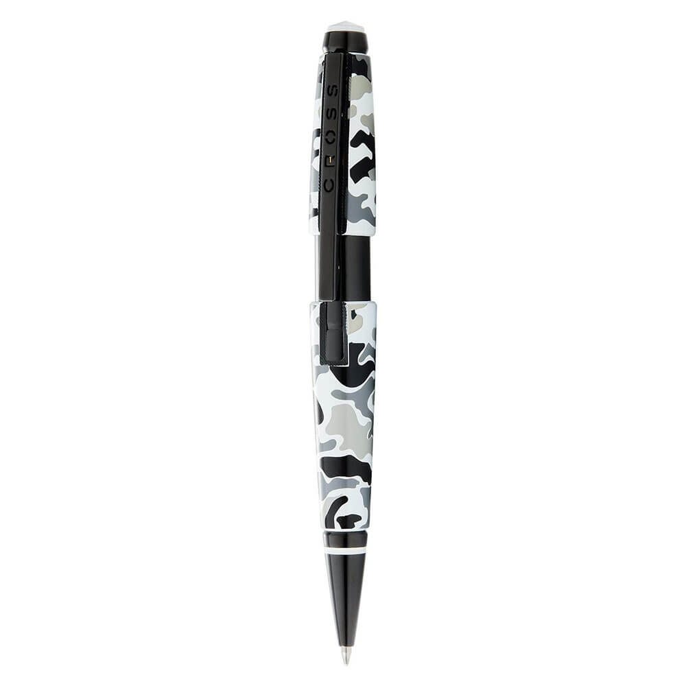 Pen de rollerball de borde cruzado con PVD negro