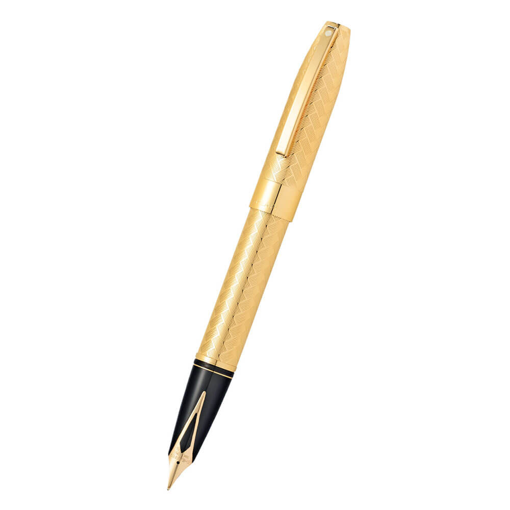 Sheaffer Legacy 23K Gold Chevron Patroon Fountain Pen