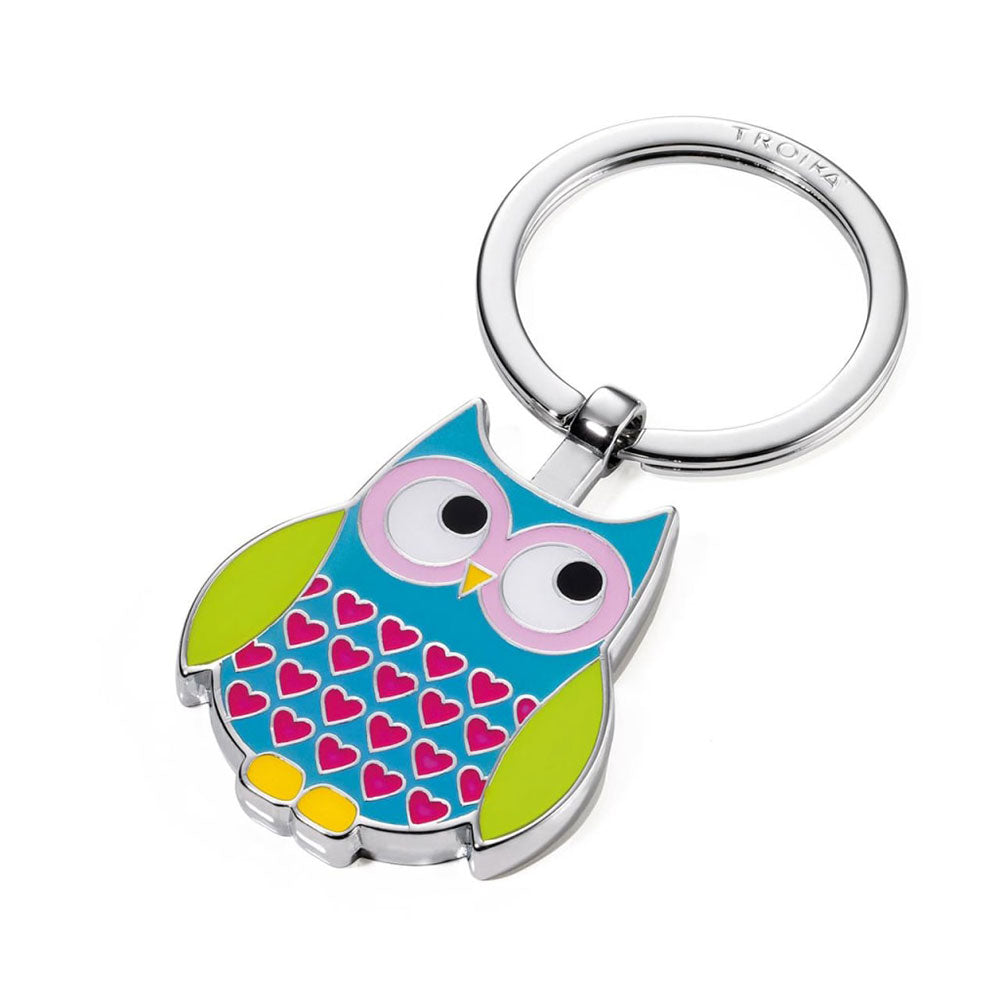 Troika Owl Keyring multicolorido