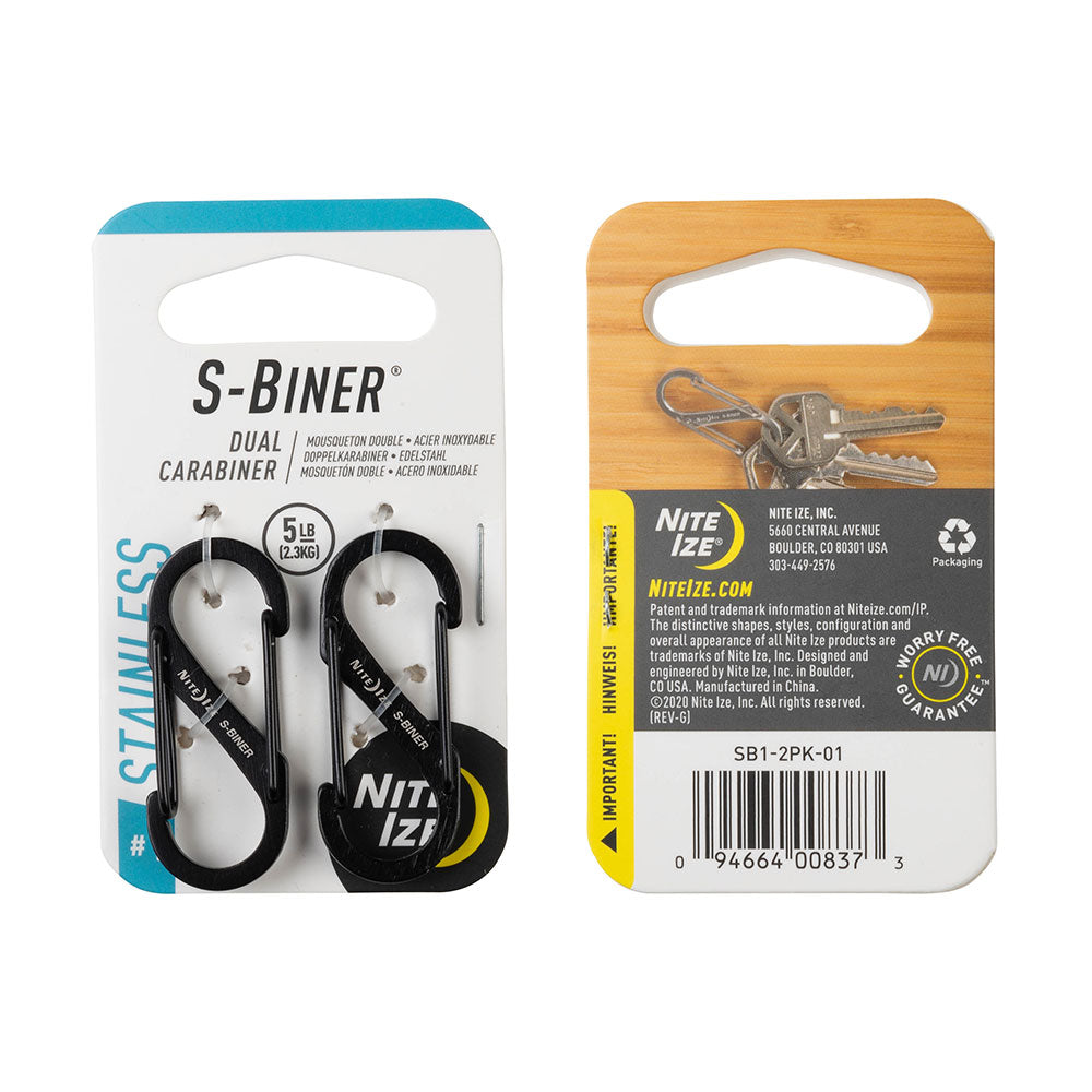 Nite ize s-biner tamaño 1 2pk