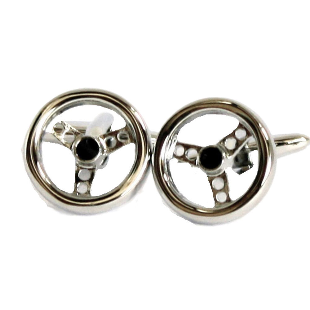 Steering Wheel Button Cufflinks