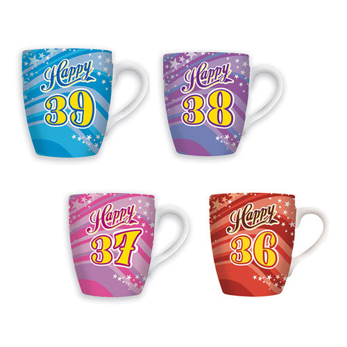 Birthday Happy 30s Celebration Mug