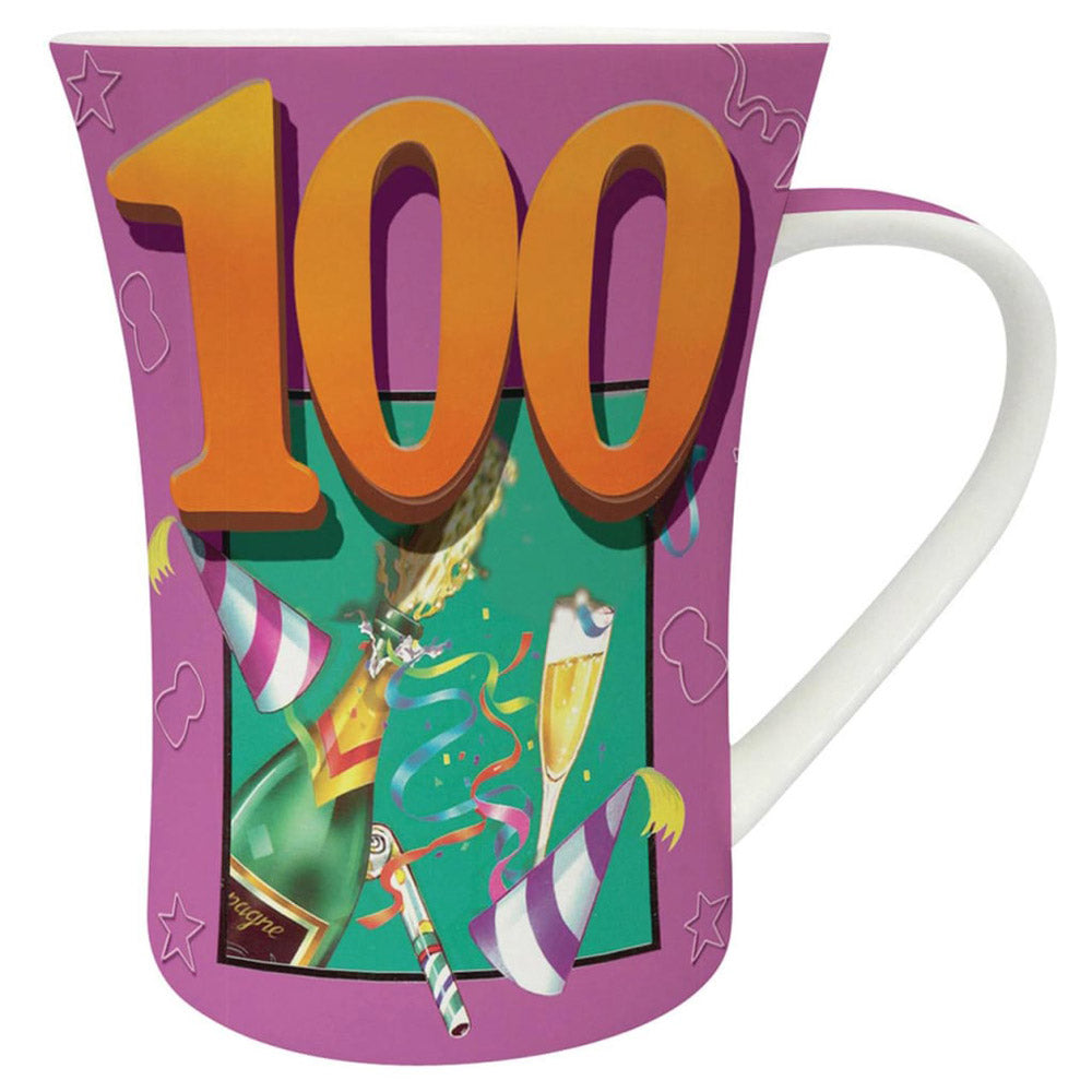 Biscay 100th Birthday Party Age Mug