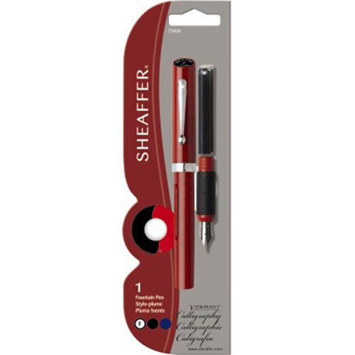 Sheaffer Calligraphy Glossy Fine Pen (Red)