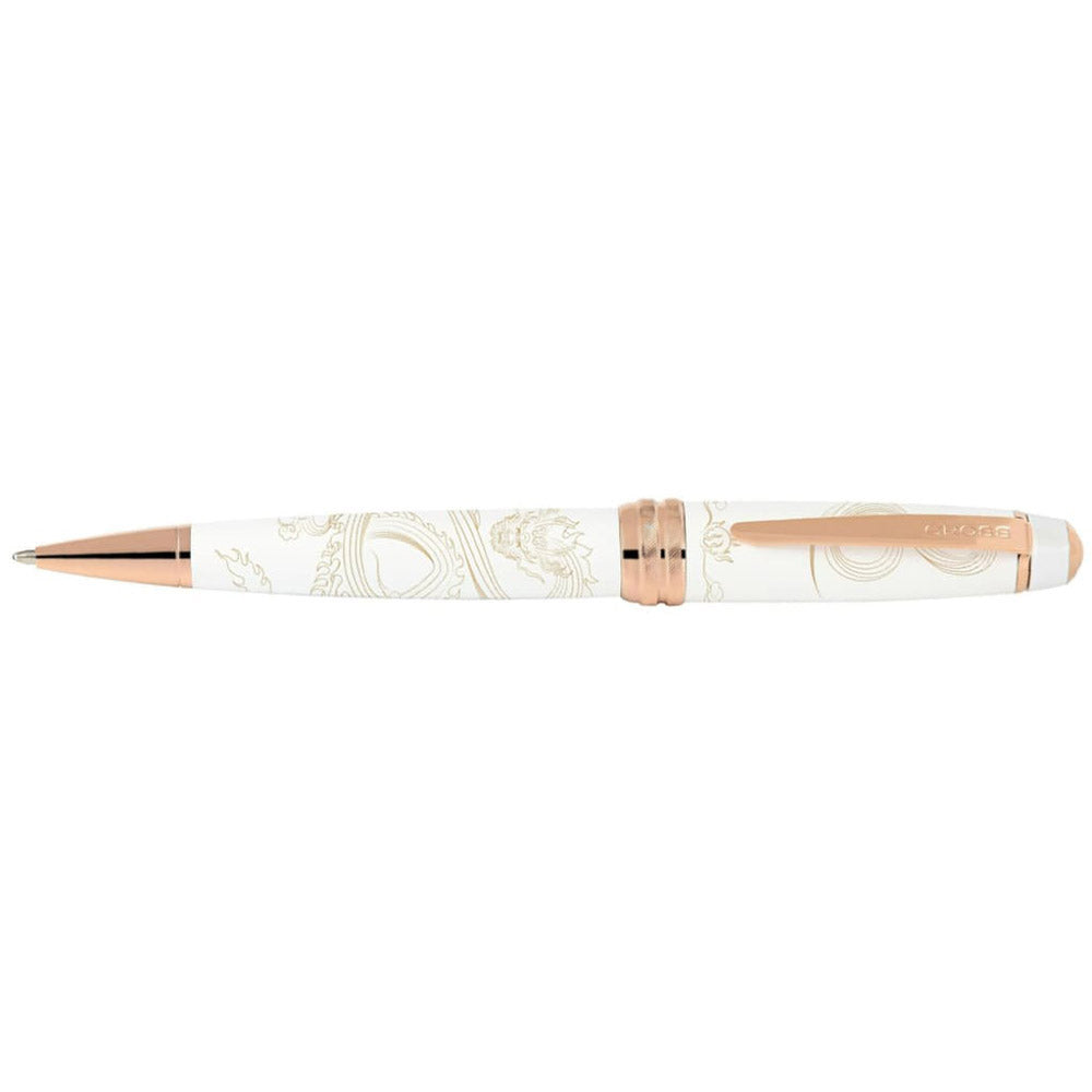 Bailey Dragon Year Pen (Pearl White/Rose Gold)