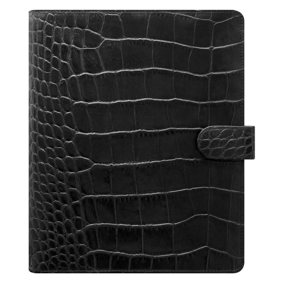 Filofax Classic Croc A5 Organiser (Ebony)