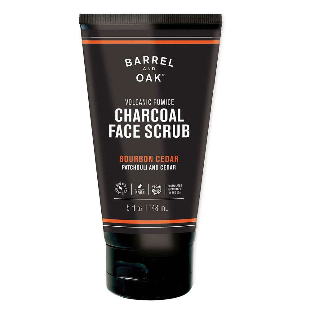 Bourbon Cedar Volcanic Pumice & Charcoal Face Scrub 147mL