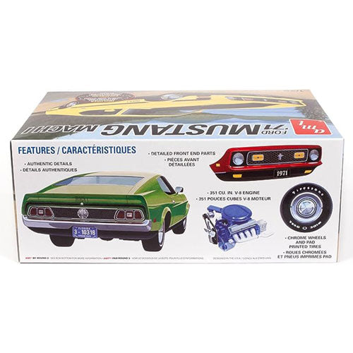 1971 Ford Mustang Mach I Plastic Kit 1:25 Scale