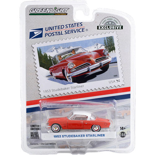 1953 Studebaker Starliner USPS 1:64 Model Car (Set of 6)