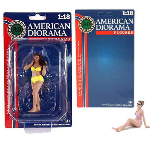 Beach Girl 1:18 Scale Figure