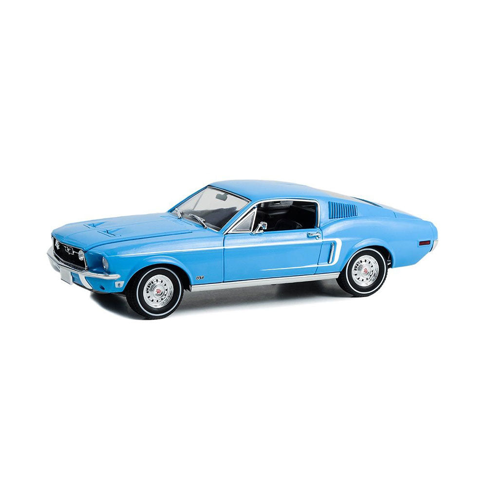 1968 Ford Mustang Fastback 1/18 Scale Model (Sierra Blue)