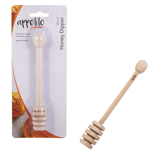 Appetito Wood Honey Dipper