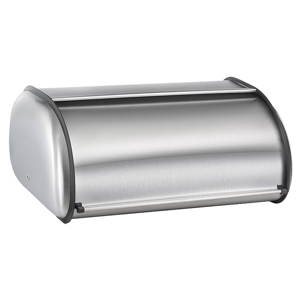 Polder Deluxe Brushed Nickel Bread Bin