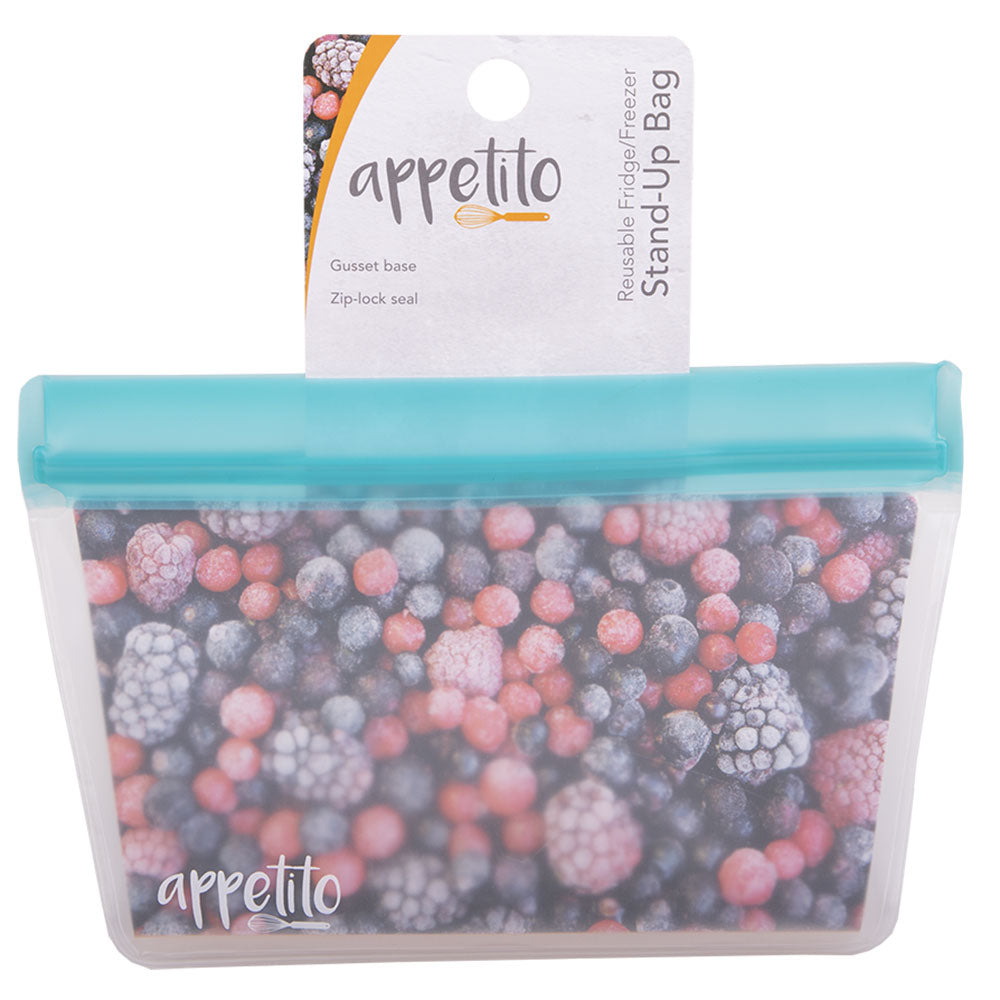 Appetito Reutilable Fridge Sandwich Bag (azul)