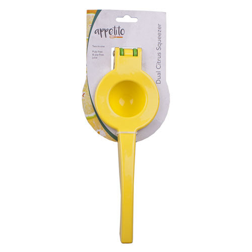 Appetito Dual Citrus Squeezer (Yellow/Green)