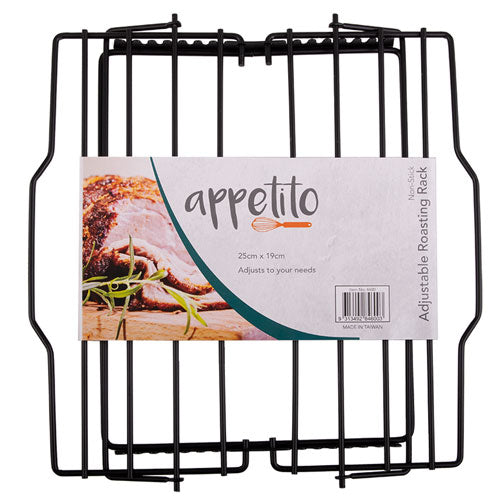 Appetito Non-Stick Adjustable Roasting Rack