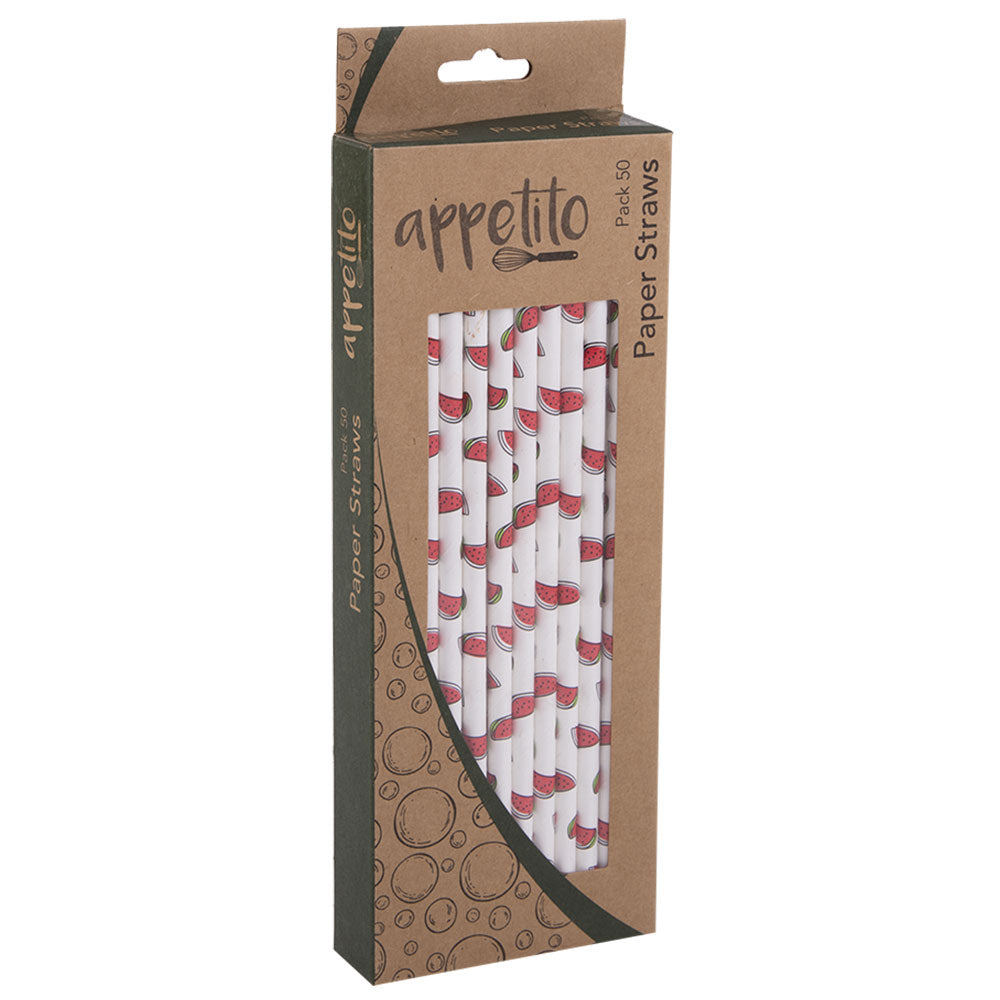 Appetito Paper Straws (pakke med 50)