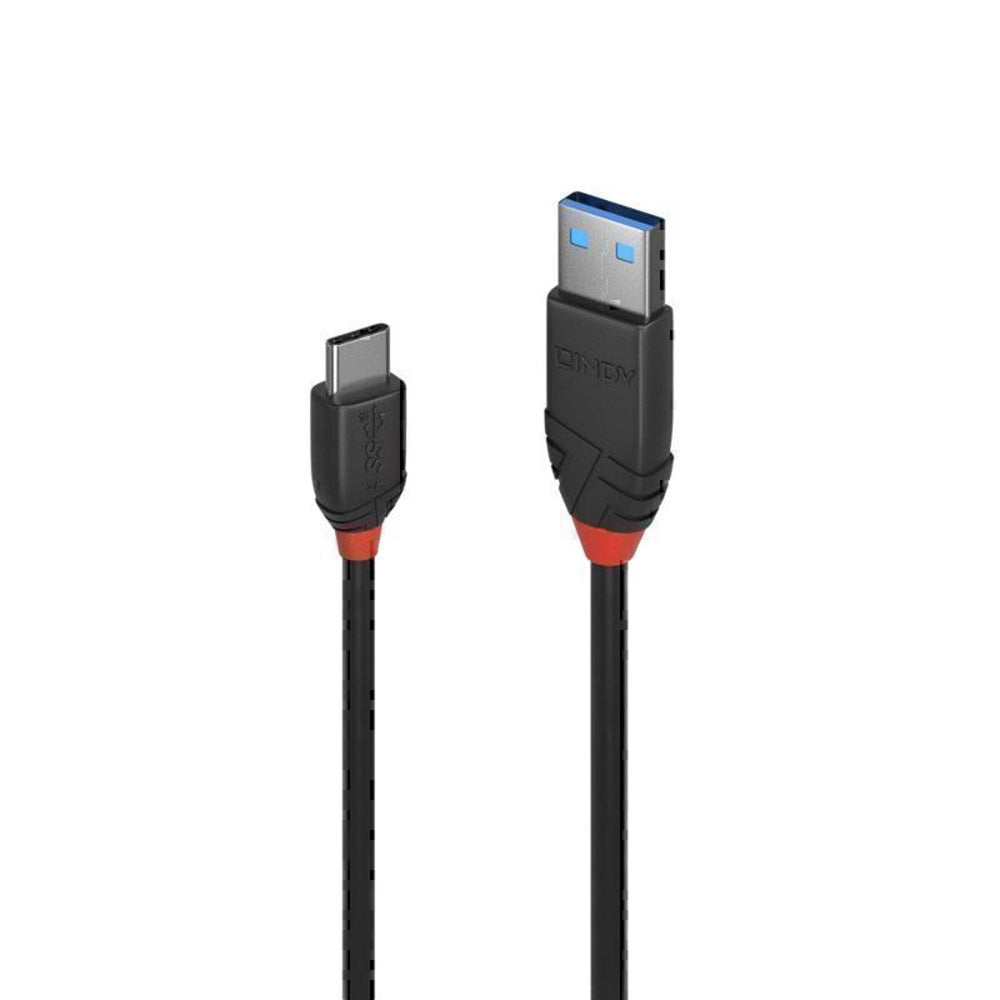 Lindy USB-C 3.1 do kabla USB-A 3A Czarna linia