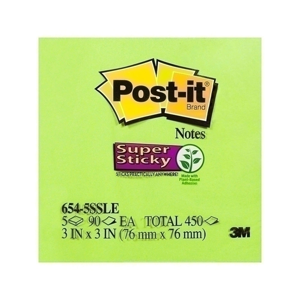 Post-It 76x76mm Super Sticky Notes (pudełko 4)