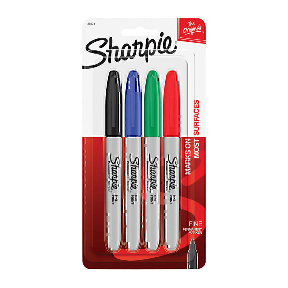 Sharpie Permanent Marker Fine 2pk (Box of 6)