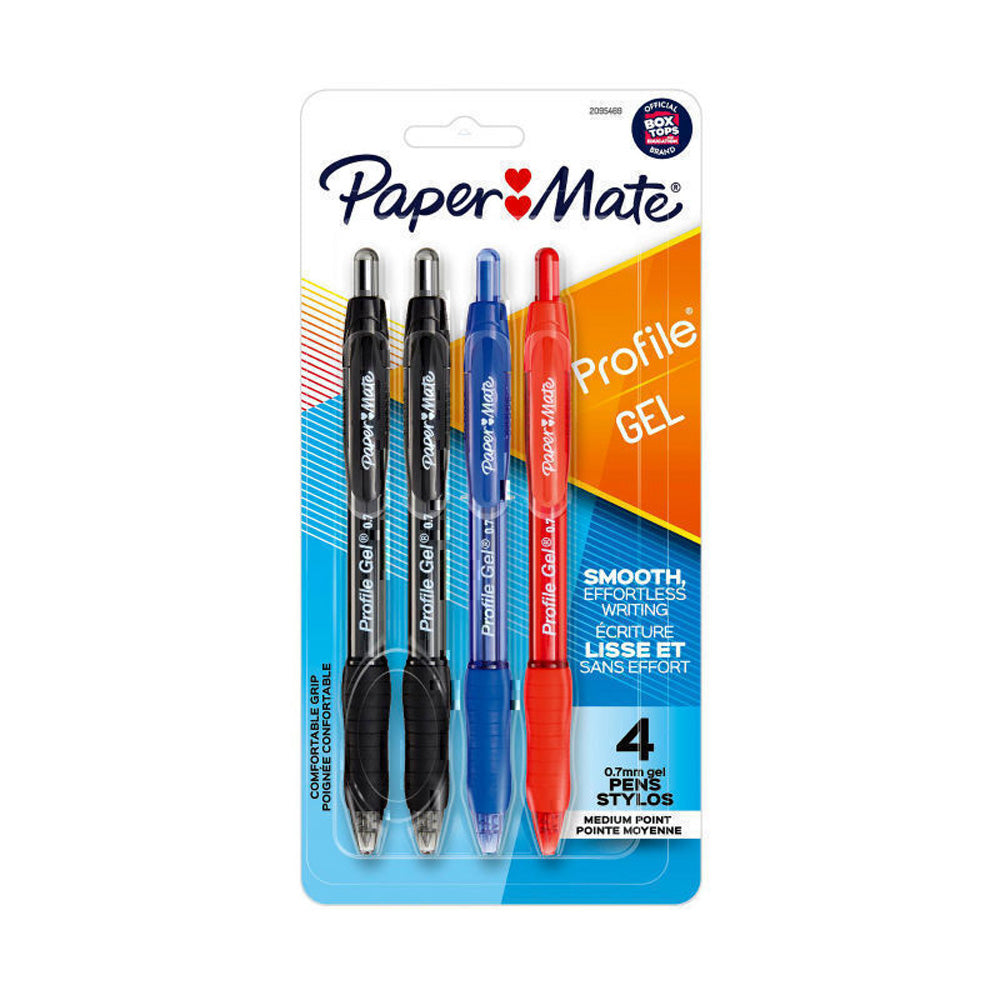 PM -profil udtrækkelig gelpen 0,7 mm 2pk (kasse med 6)