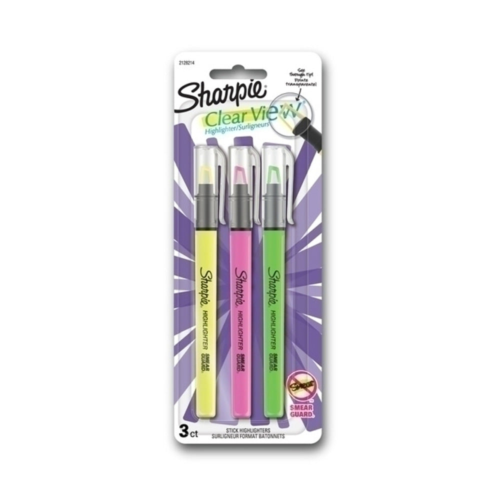 Sharpie Clear View Highlighter Stick (caja de 6)