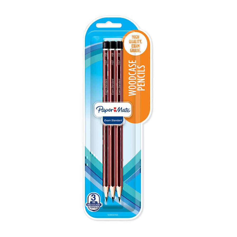 Papperskamrat Woodcase Pencil Tri-Pack (låda med 12)