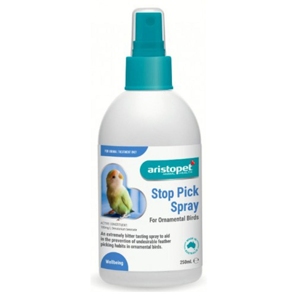 Aristopet Stop Pick Spray para pájaros