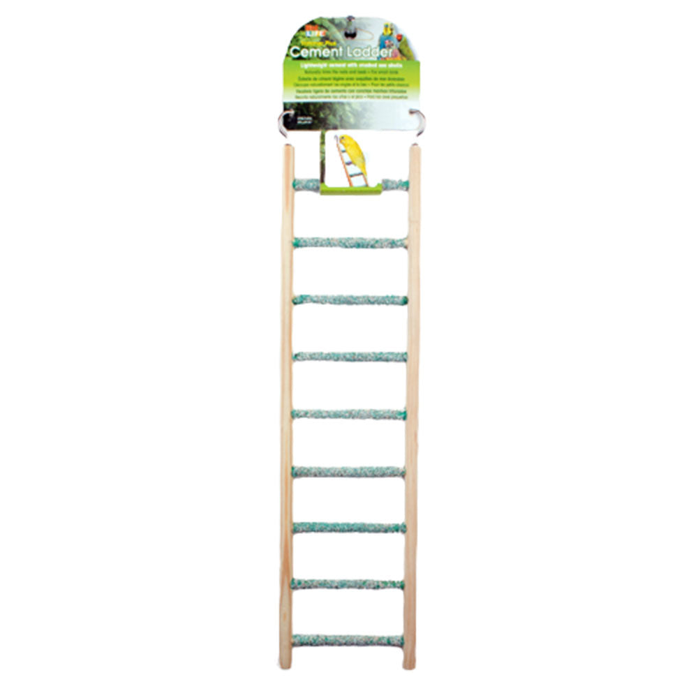 Penn-Plax Cement Ladder with Wooden Frame