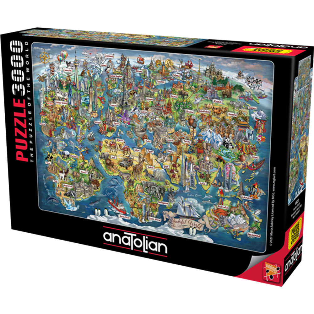 Anatoliano il puzzle del mondo 3000pcs