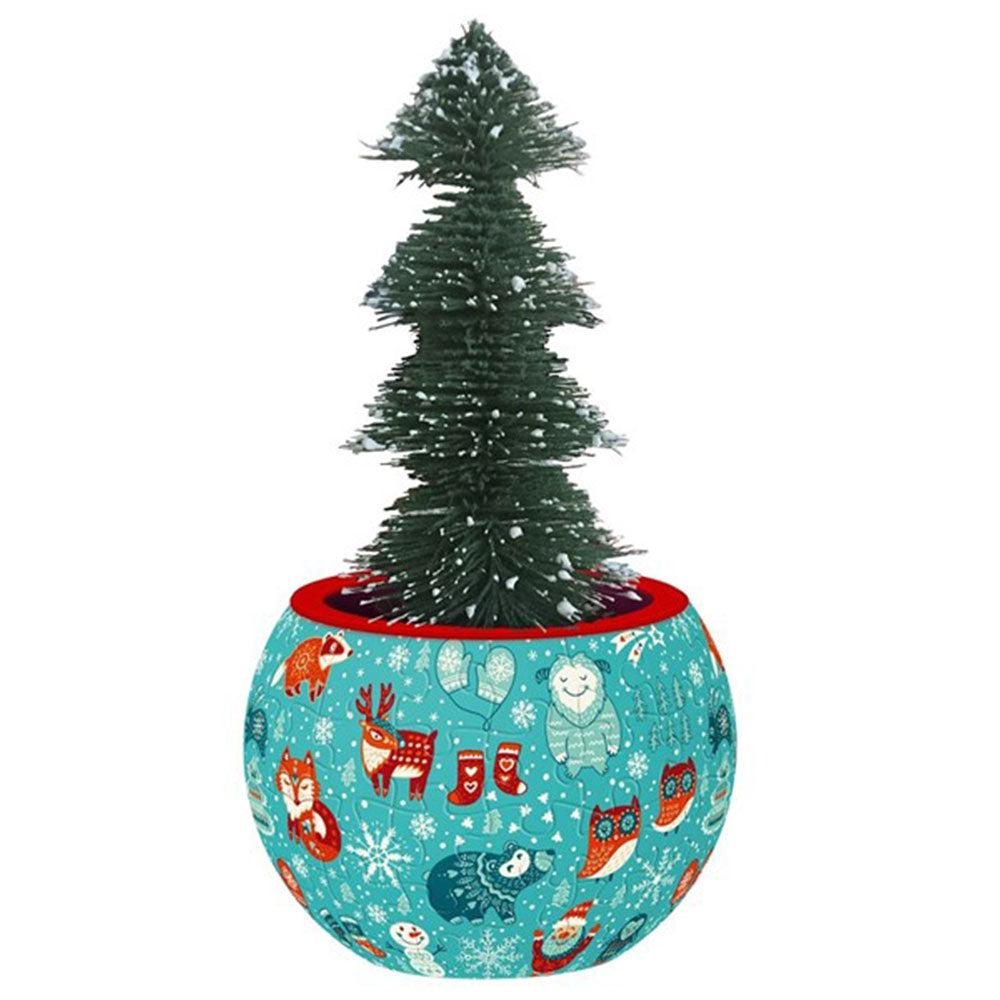 Pintoo Christmas Flowerpot Puzzle 80st