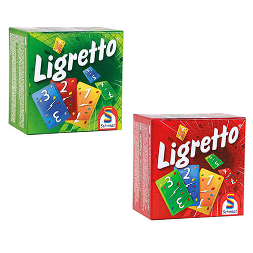 Juego de juegos de cartas de color Ligretto