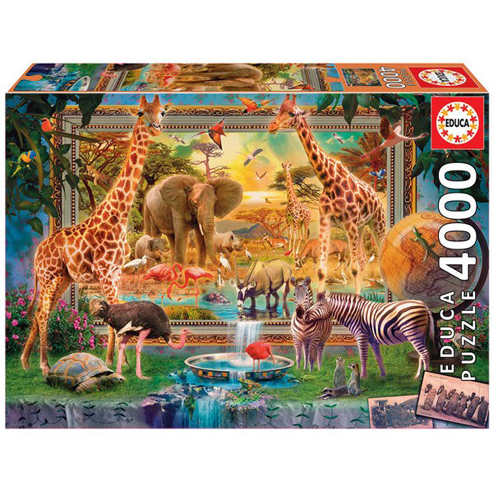 Educa Savana Coming to Life Jigsaw Puzzle 4000pcs