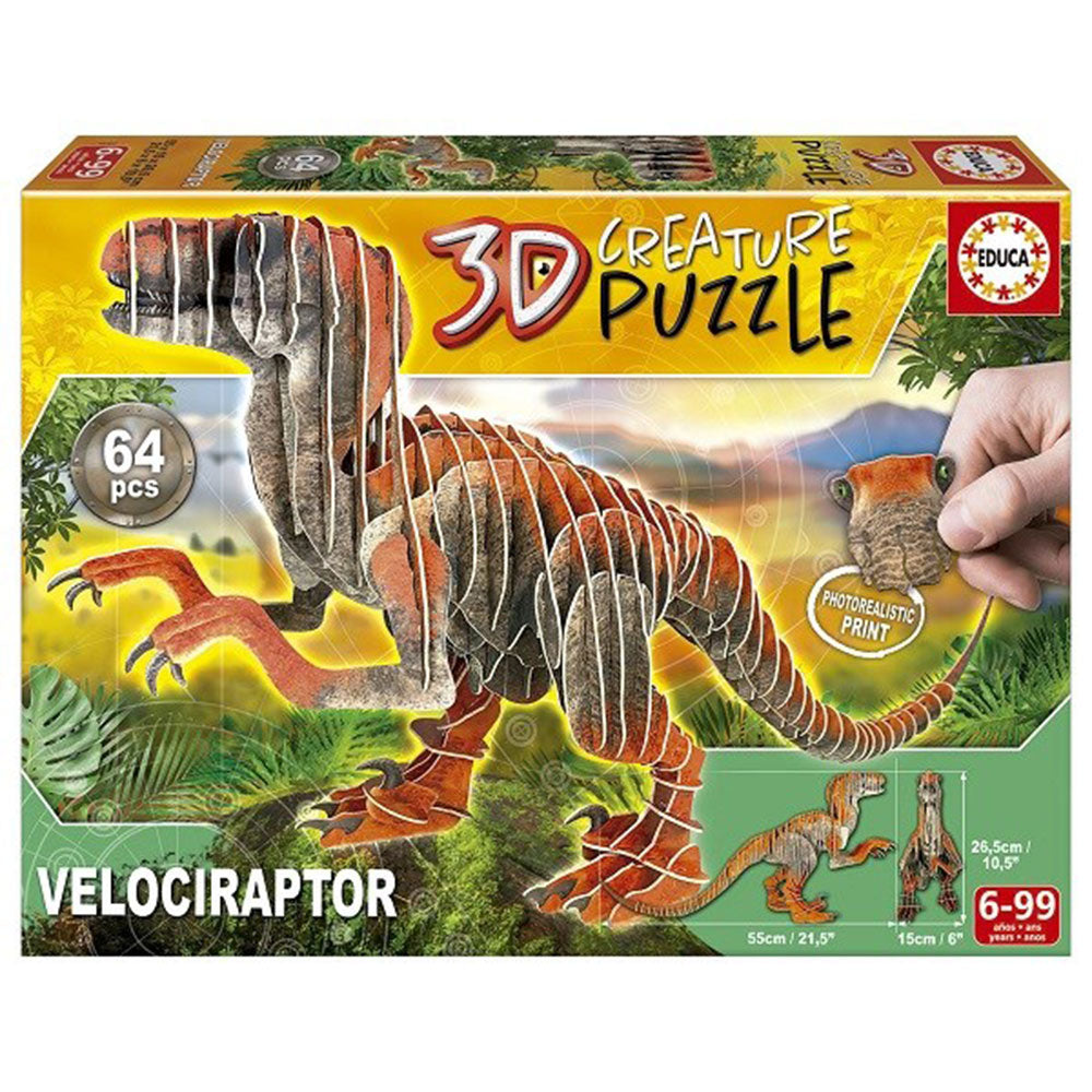 Educa 3D Creature Dinosaur Pussel