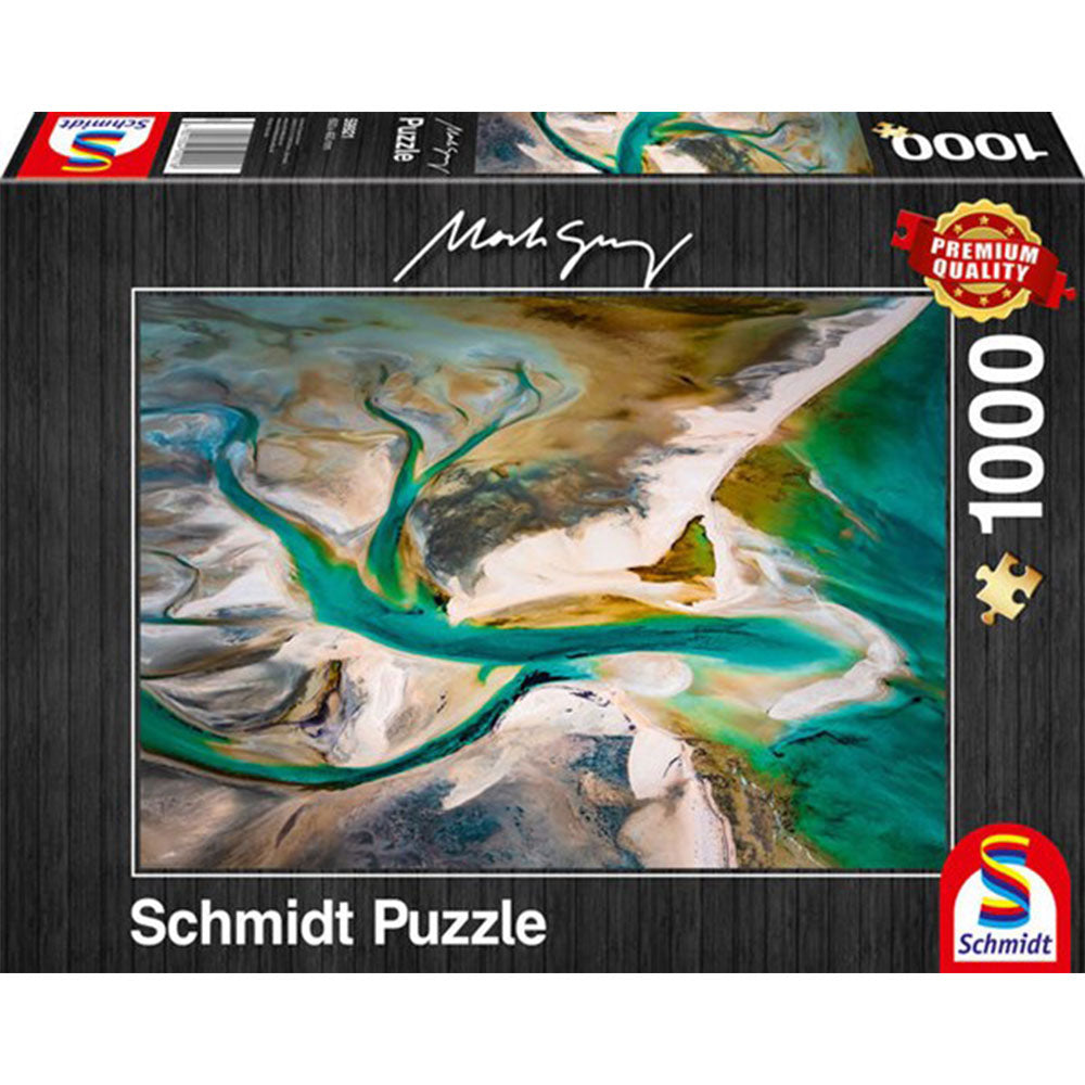 Schmidt Mark Grey Puzzle 1000 stk