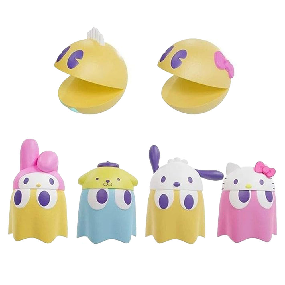 Megahouse Pac-man x Sanrio Chibicollect Figure Set