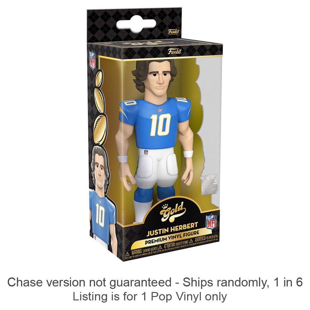 NFL: Justin Herbert Vinyl Gold Chase skip 1 av 6