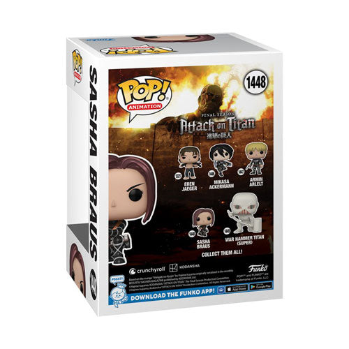 Attack on Titan Sasha Braus US Exclusive Metallic Pop! Vinyl