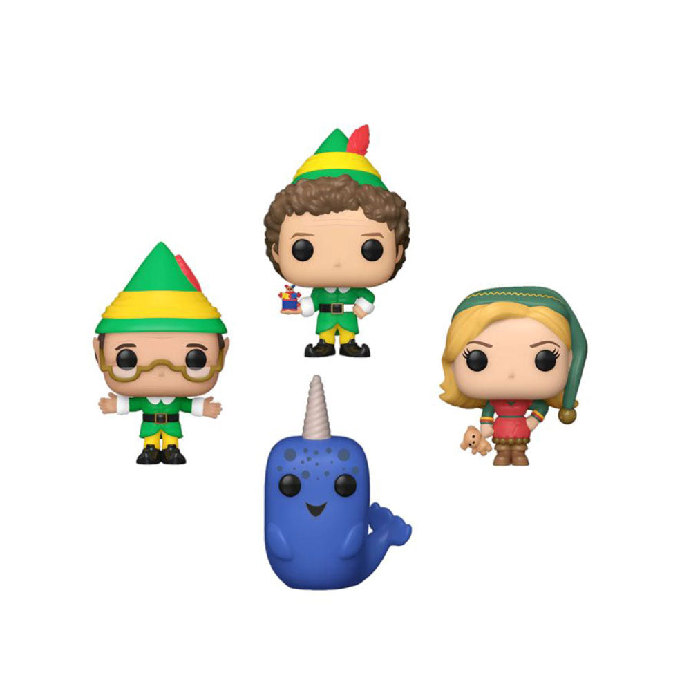 Elf Tree Holiday US Exclusive Pocket Pop! 4-Pack Box Set